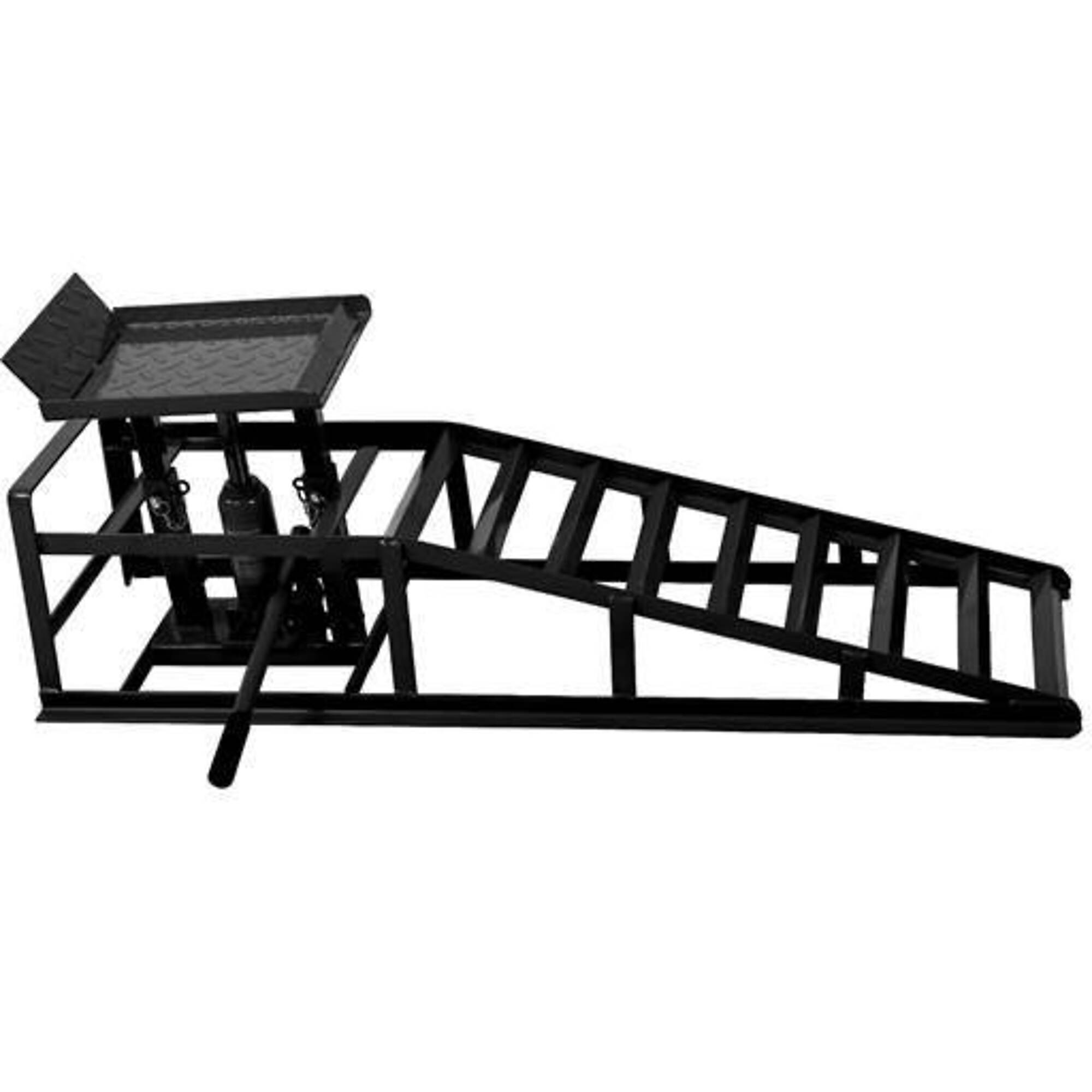 5 Ton Hydraulic Ramps (2 Pack), black, BAC-W46563680